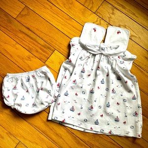 COPY - Kissy Kissy nautical dress. 12-18M